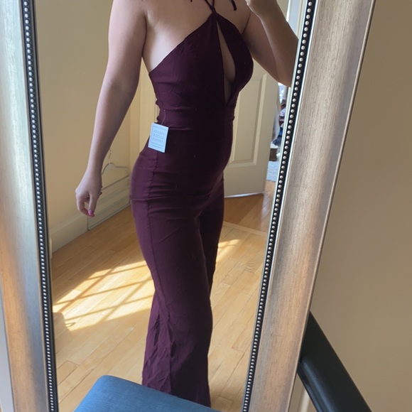 NWT wine jumpsuit🍷 - Picture 3 of 10